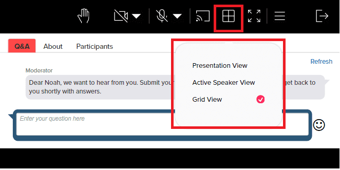 12. Group Meeting View options